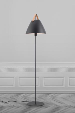 DFTP Strap Stehlampe Schwarz Lederaccessoire